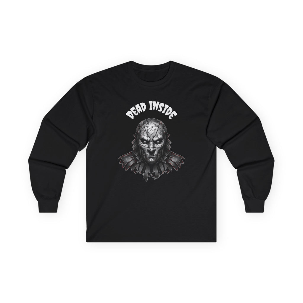 Dark Puzzle Skull Halloween Long Sleeve T-Shirt – Stay Weird Goods