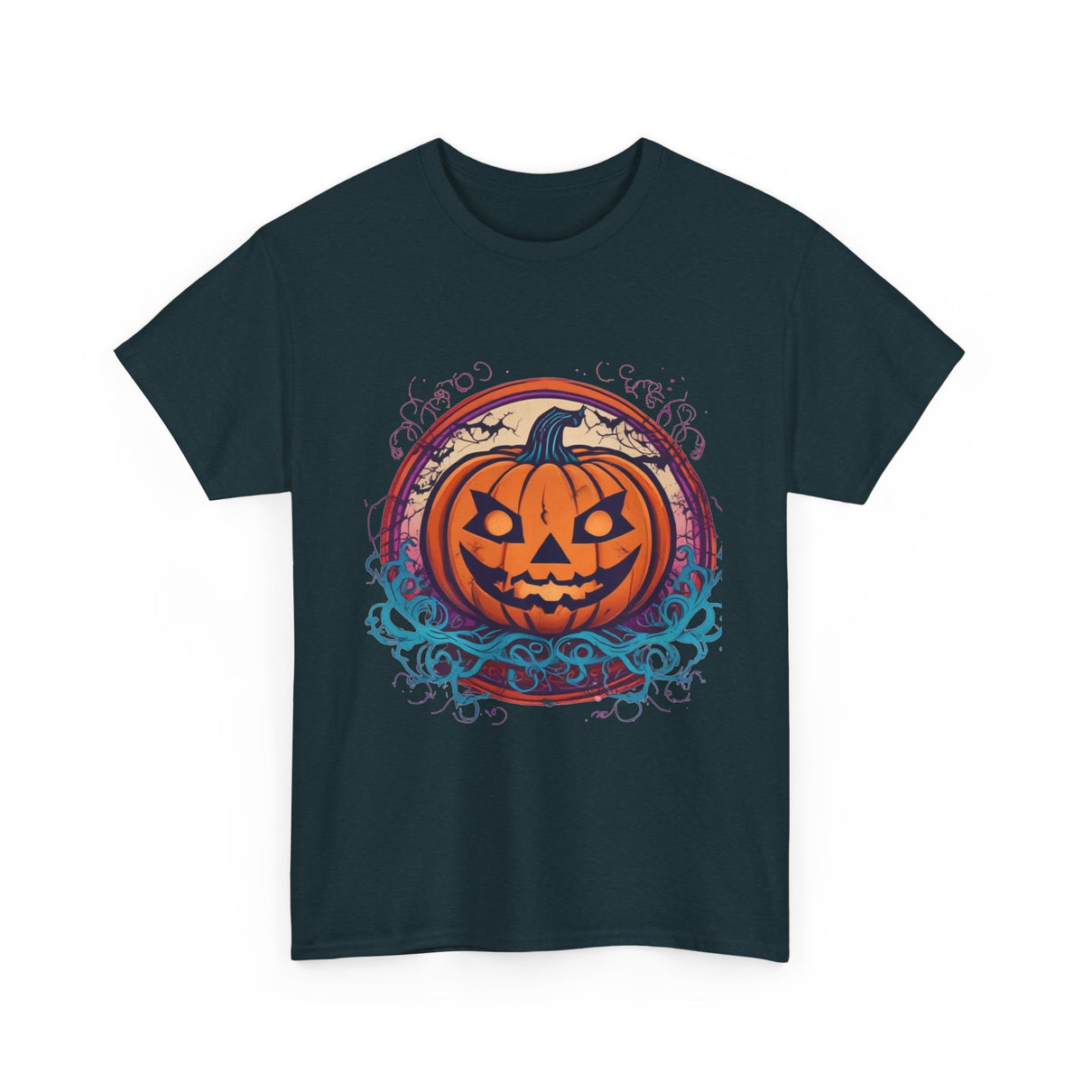 Halloween Jack-O-Lantern Heavy Cotton Tee