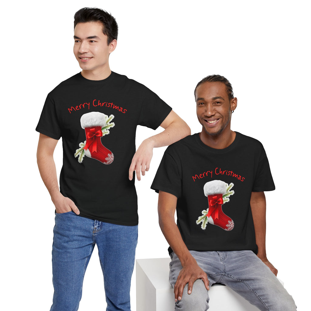 Holiday Stalking, Merry Christmas, Unisex Heavy Cotton Tee
