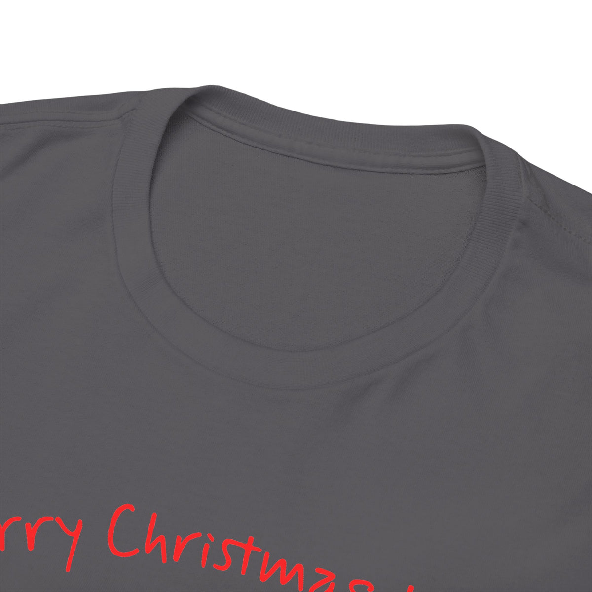 Santa and a Yellow Labrador, Merry Christmas, Unisex Heavy Cotton Tee