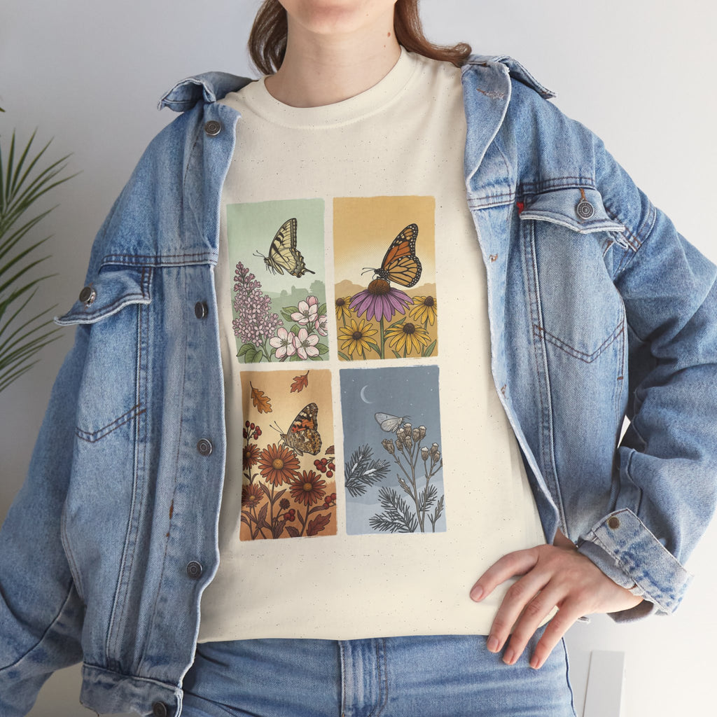 Botanical Butterfly Garden T-Shirt
