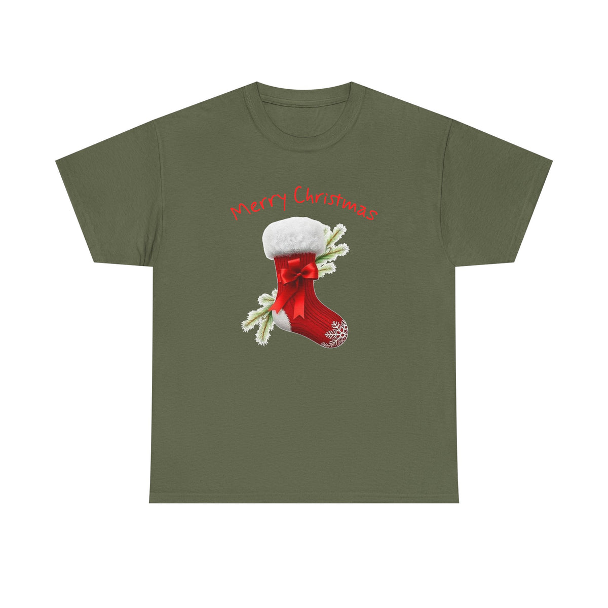 Holiday Stalking, Merry Christmas, Unisex Heavy Cotton Tee