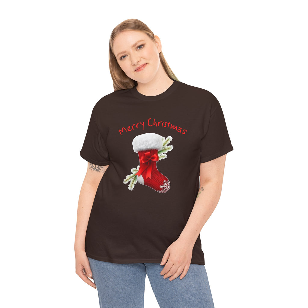 Holiday Stalking, Merry Christmas, Unisex Heavy Cotton Tee