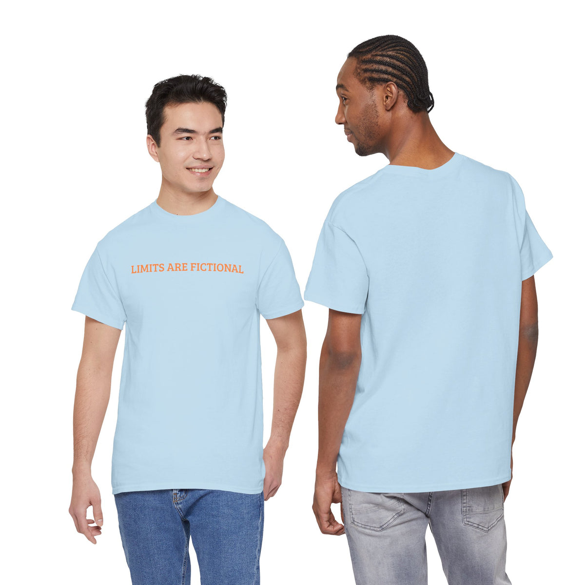 Limits Are Fictional, Motivation, Unisex Heavy Cotton Tee