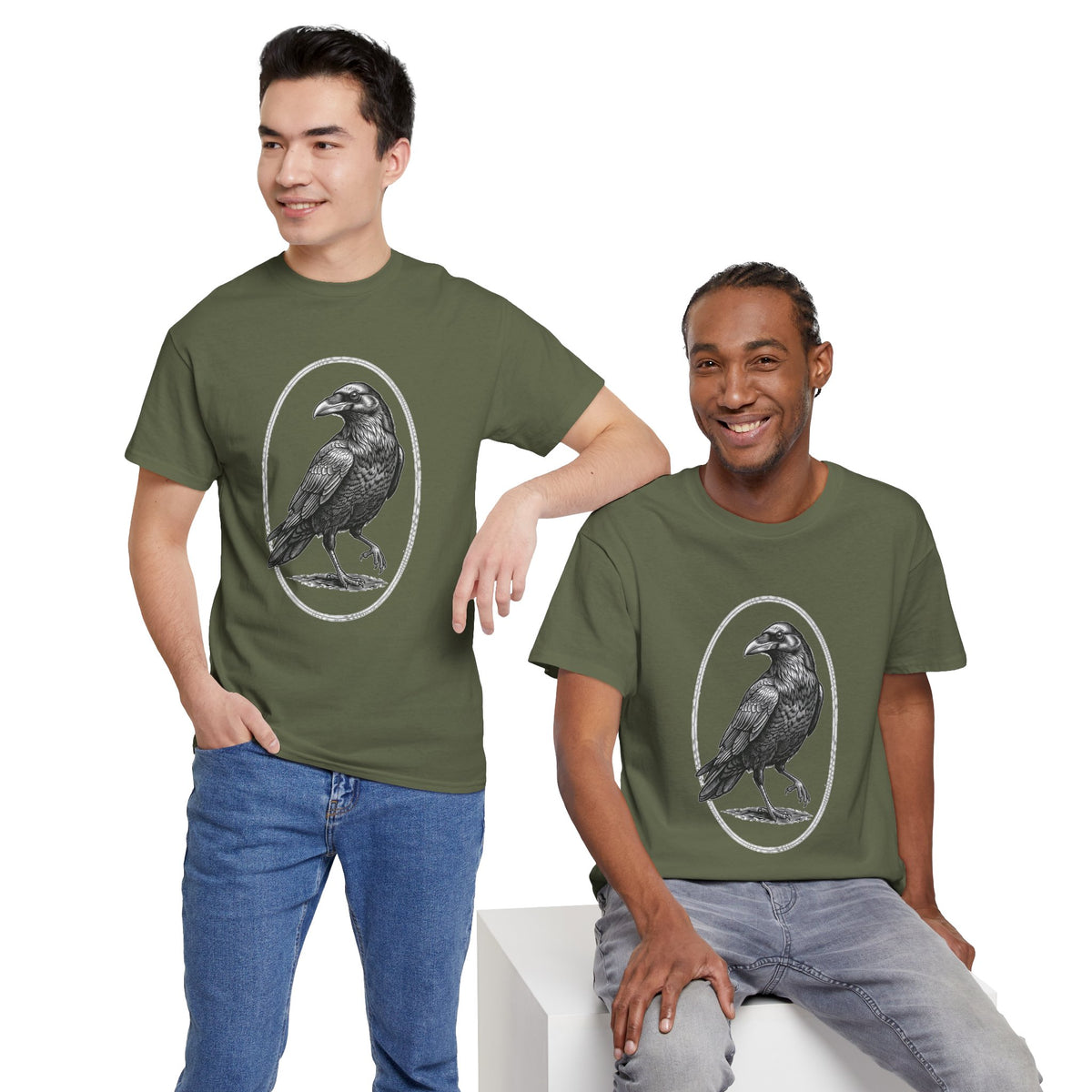 Raven Illustration T-Shirt