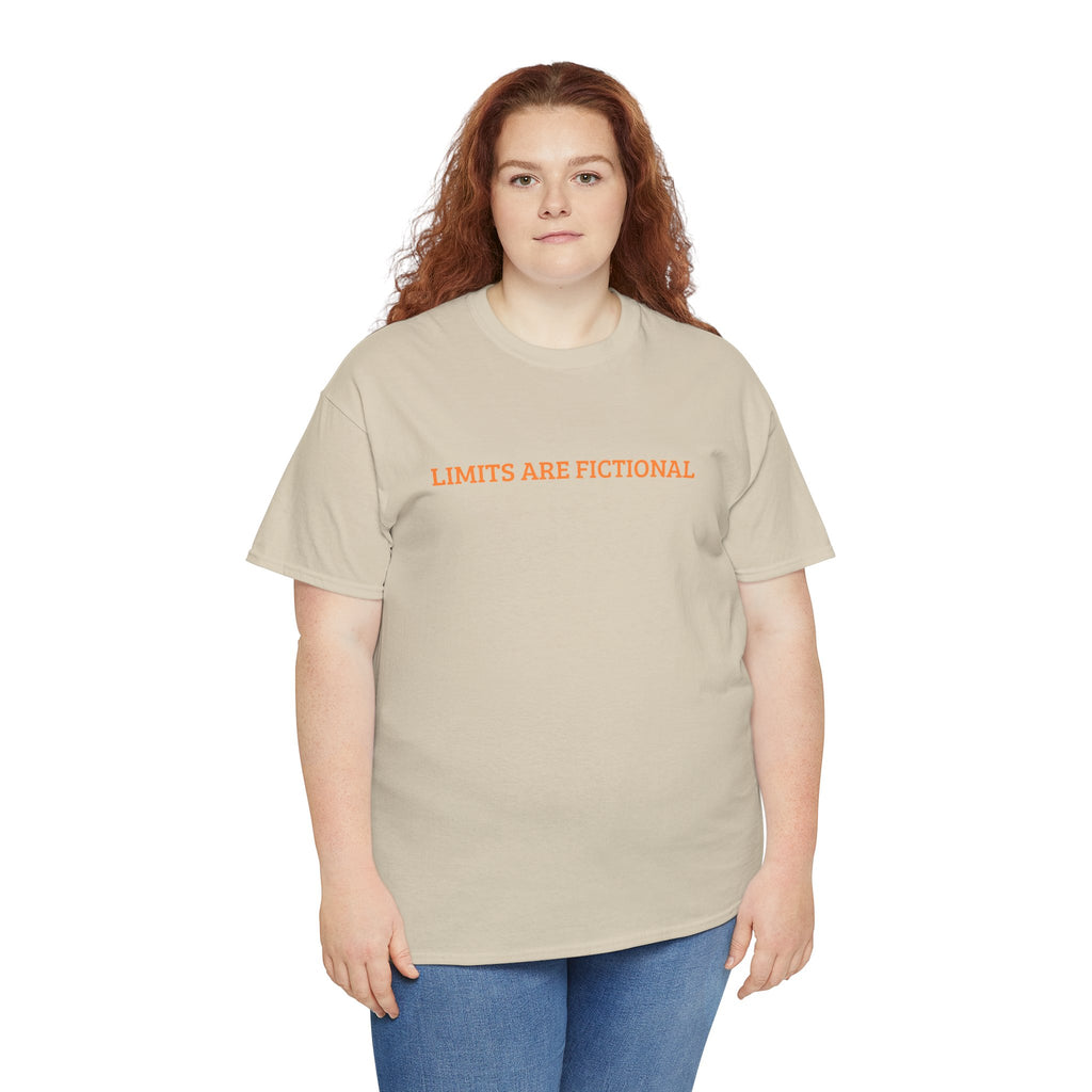 Limits Are Fictional, Motivation, Unisex Heavy Cotton Tee