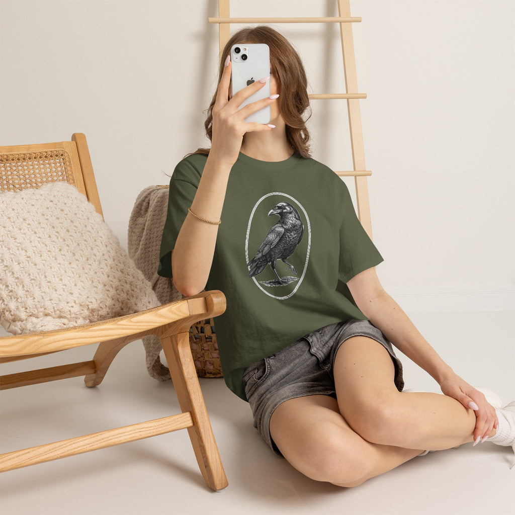 Raven Illustration T-Shirt