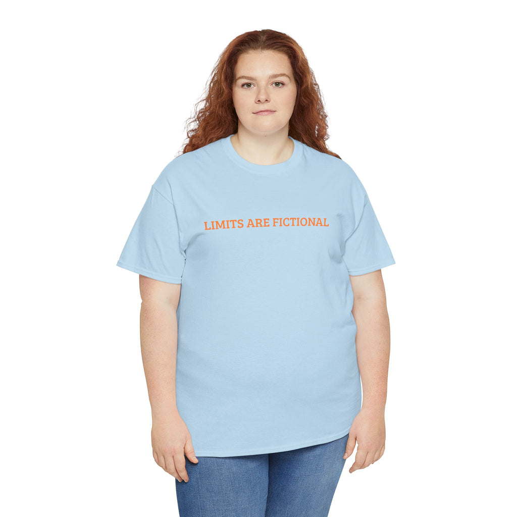 Limits Are Fictional, Motivation, Unisex Heavy Cotton Tee