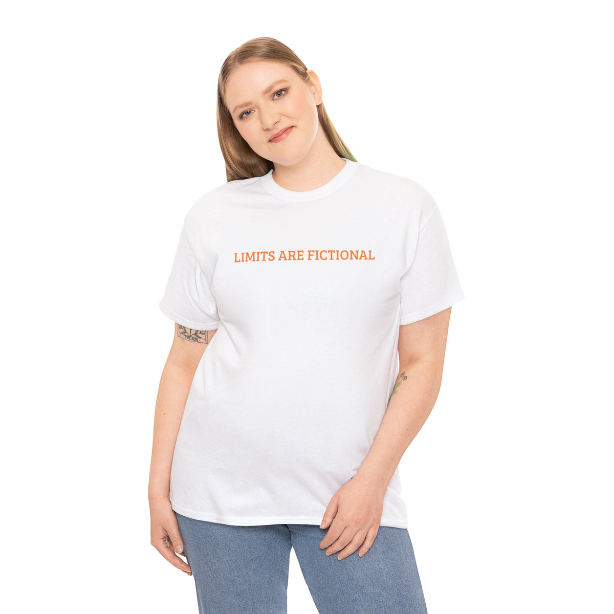 Limits Are Fictional, Motivation, Unisex Heavy Cotton Tee