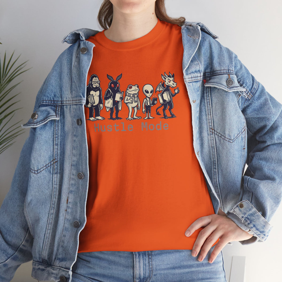 Hustle Mode Character Graphic T-Shirt