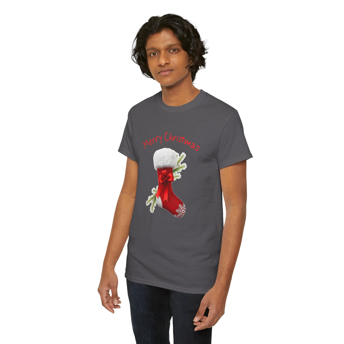 Holiday Stalking, Merry Christmas, Unisex Heavy Cotton Tee