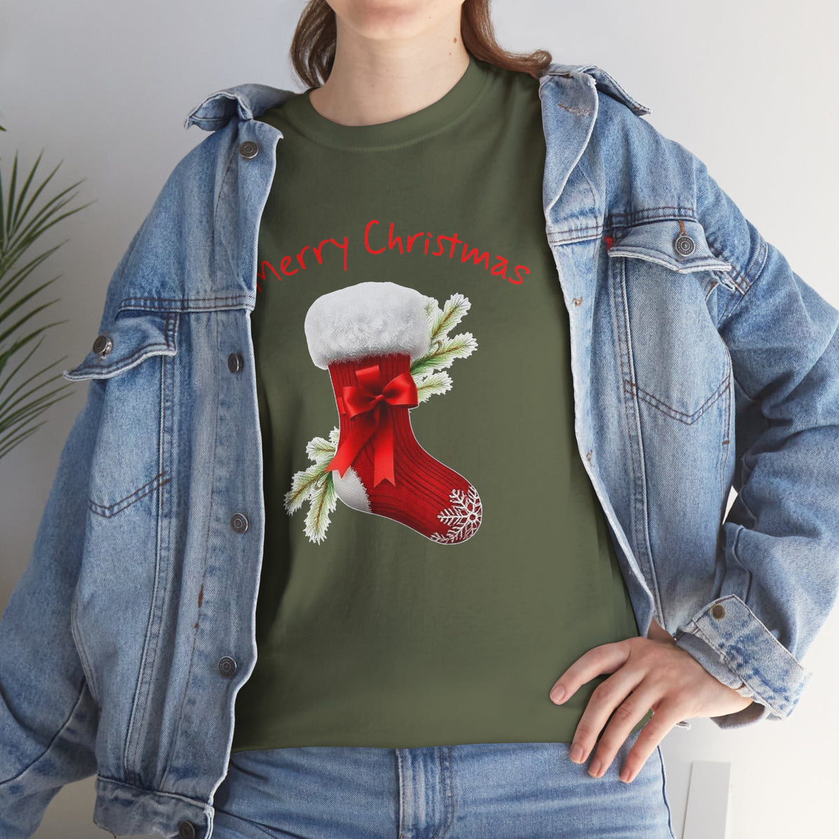 Holiday Stalking, Merry Christmas, Unisex Heavy Cotton Tee