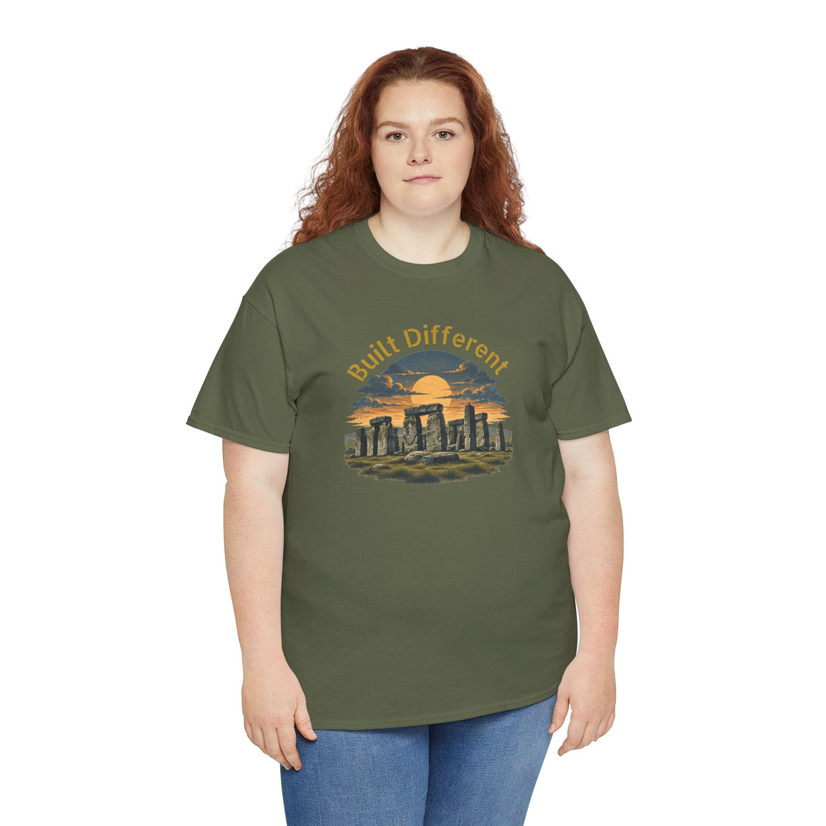 Built Different, Unisex Heavy Cotton Tee