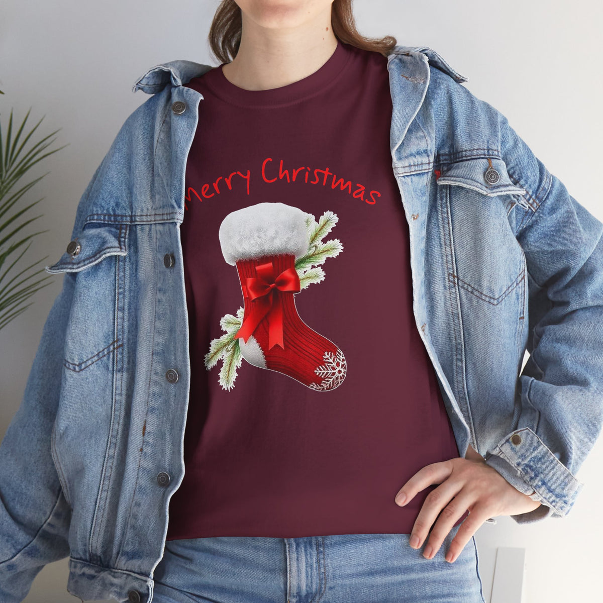 Holiday Stalking, Merry Christmas, Unisex Heavy Cotton Tee