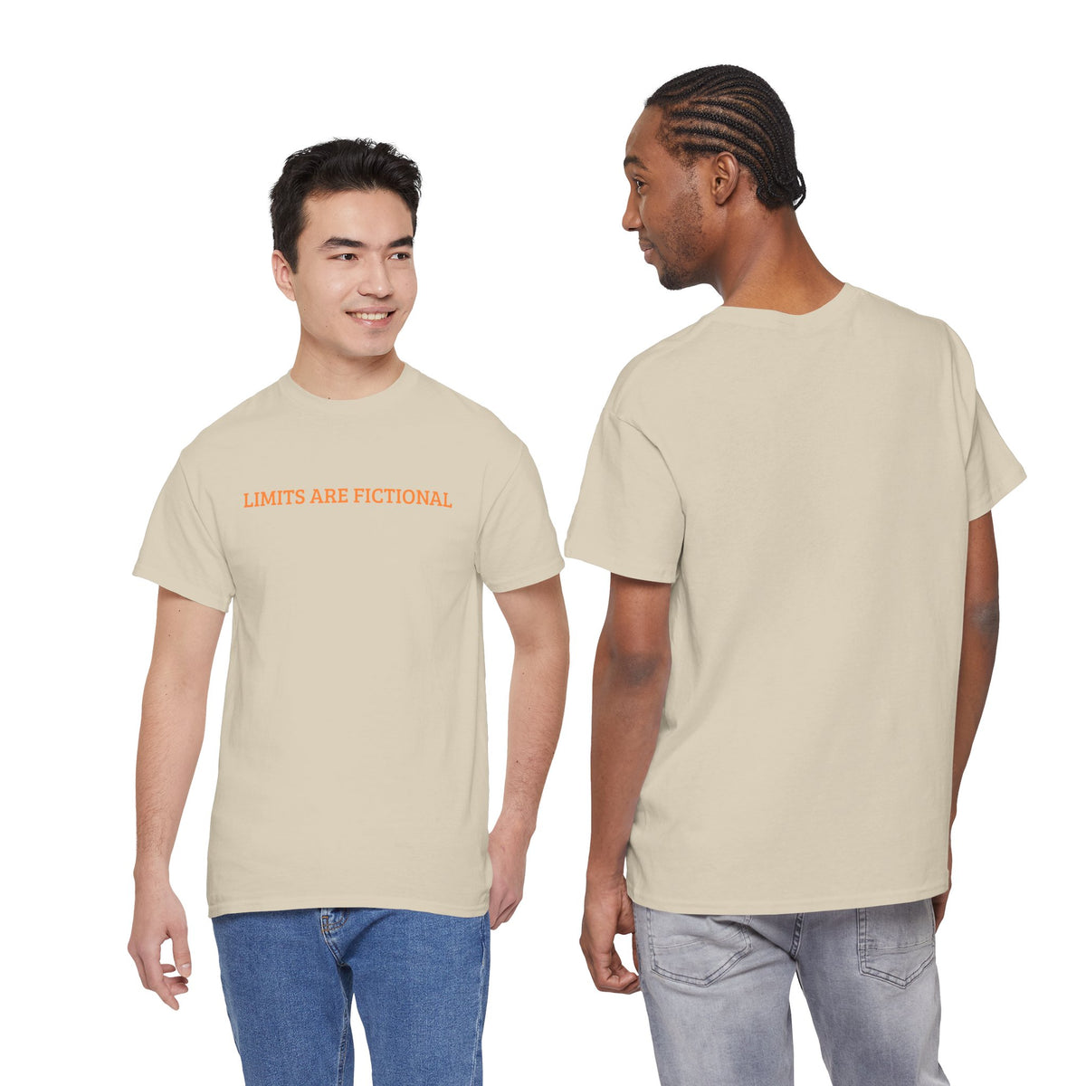 Limits Are Fictional, Motivation, Unisex Heavy Cotton Tee