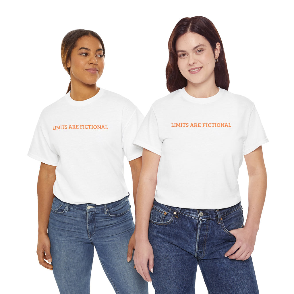 Limits Are Fictional, Motivation, Unisex Heavy Cotton Tee