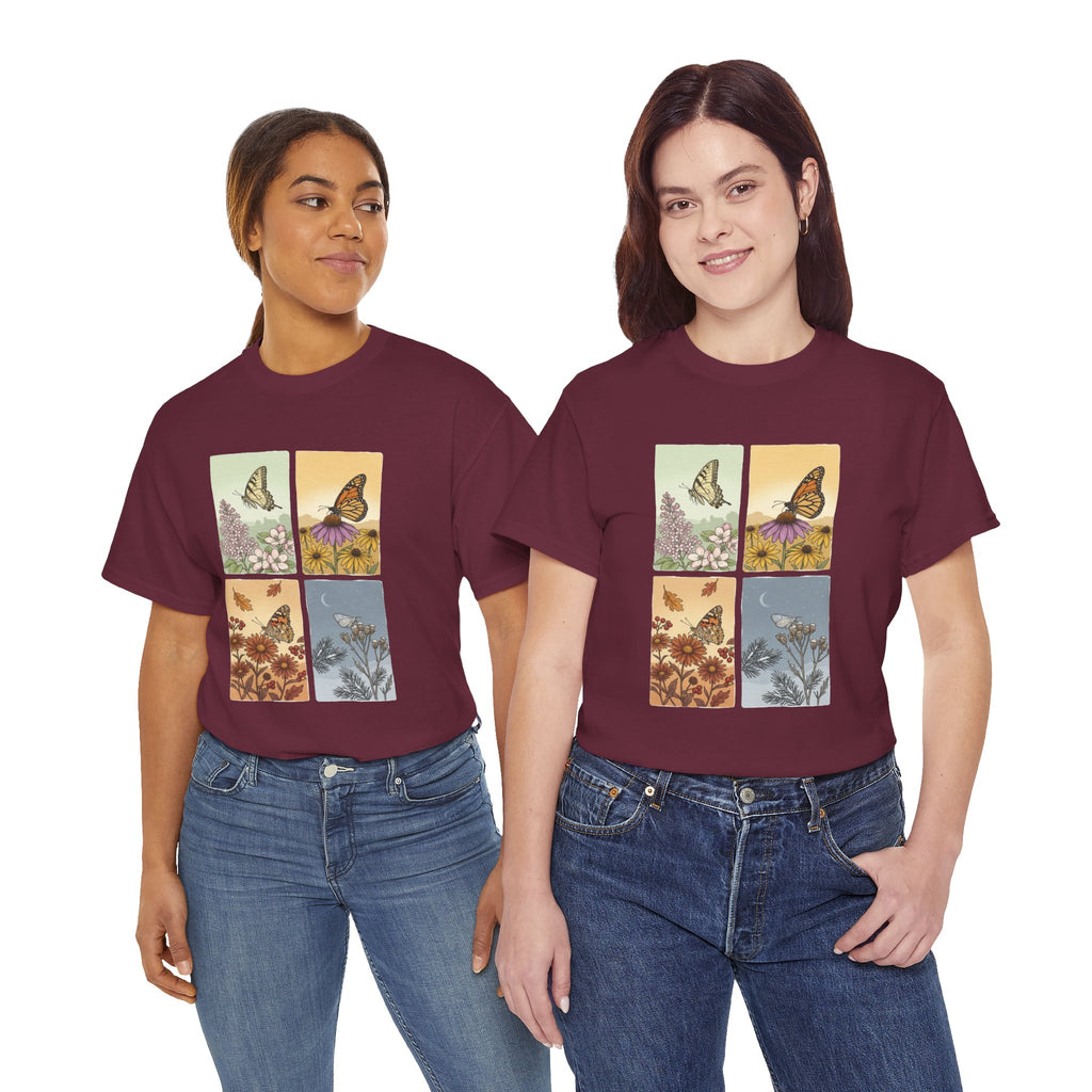 Botanical Butterfly Garden T-Shirt