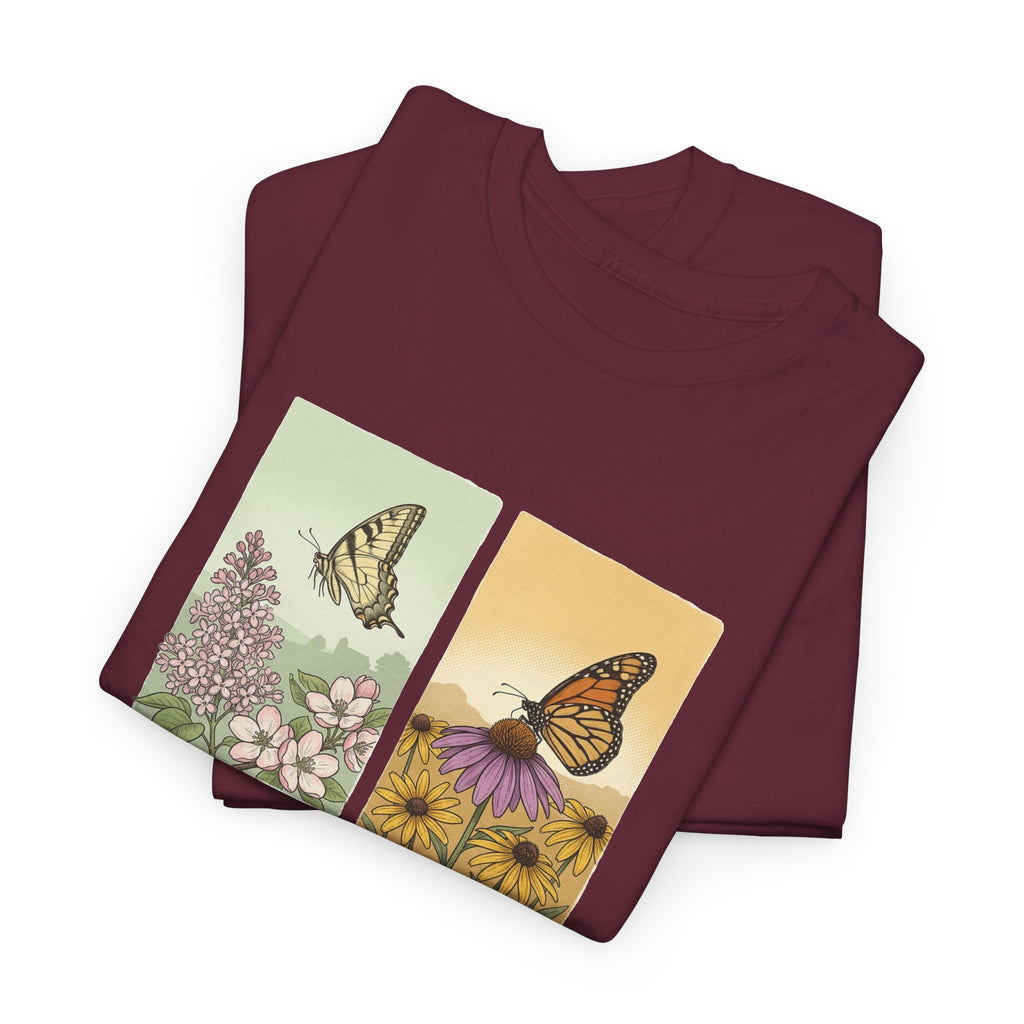Botanical Butterfly Garden T-Shirt