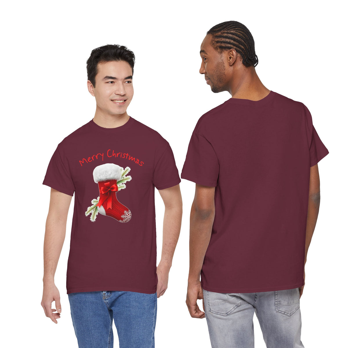 Holiday Stalking, Merry Christmas, Unisex Heavy Cotton Tee