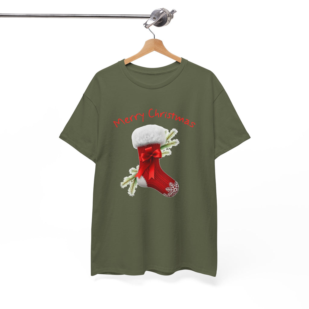 Holiday Stalking, Merry Christmas, Unisex Heavy Cotton Tee