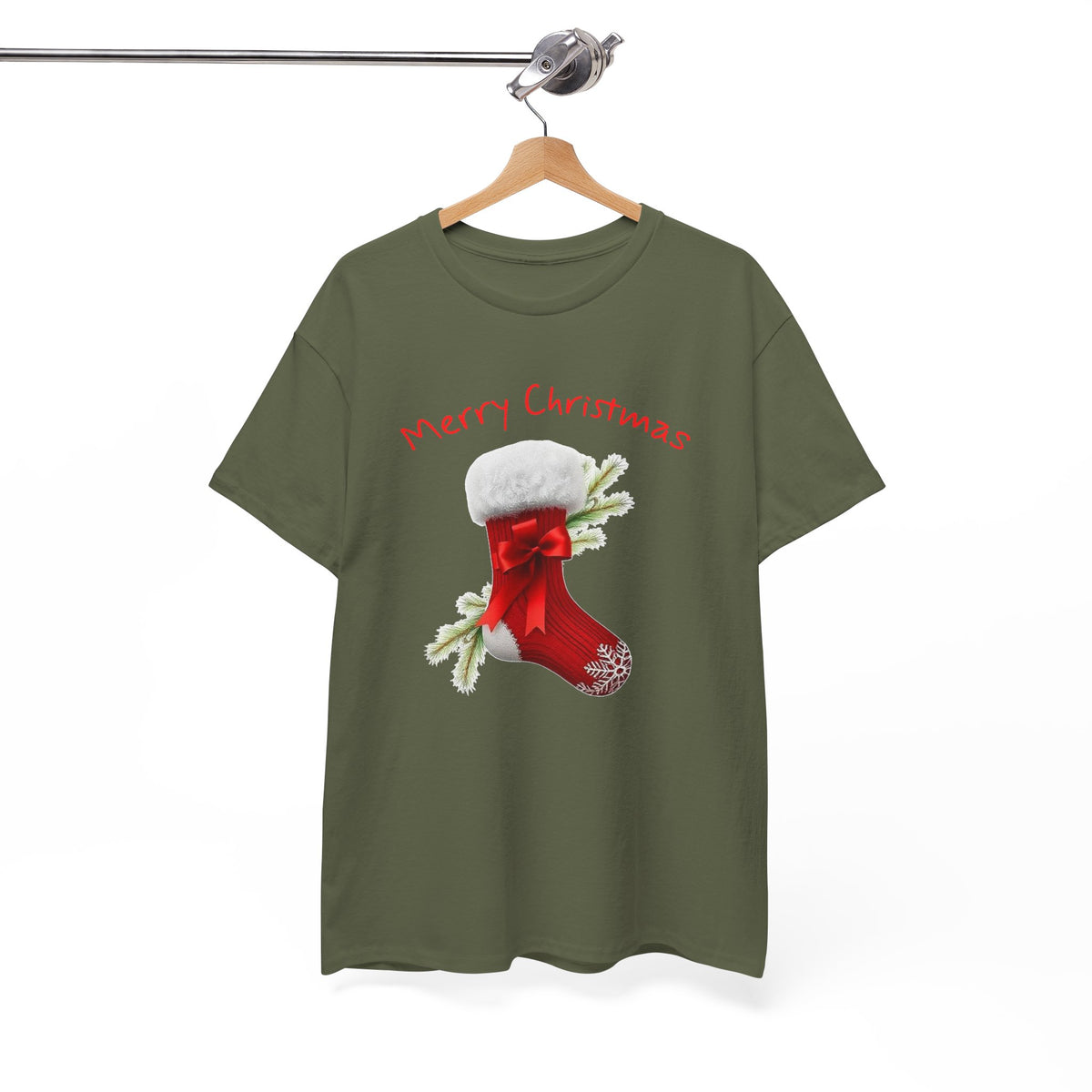 Holiday Stalking, Merry Christmas, Unisex Heavy Cotton Tee