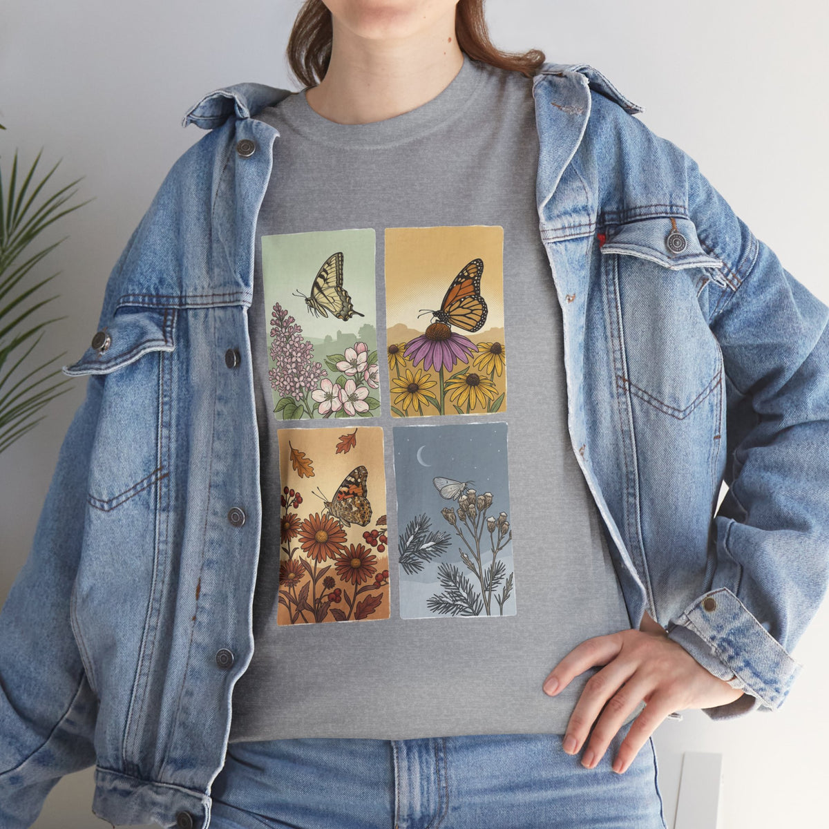 Botanical Butterfly Garden T-Shirt