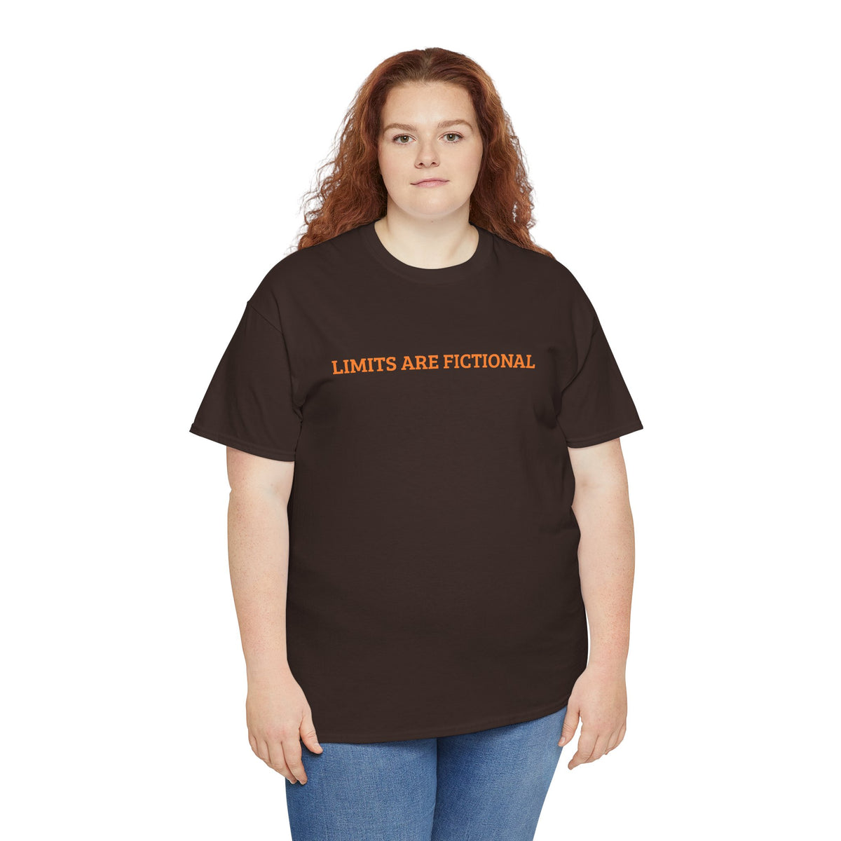 Limits Are Fictional, Motivation, Unisex Heavy Cotton Tee