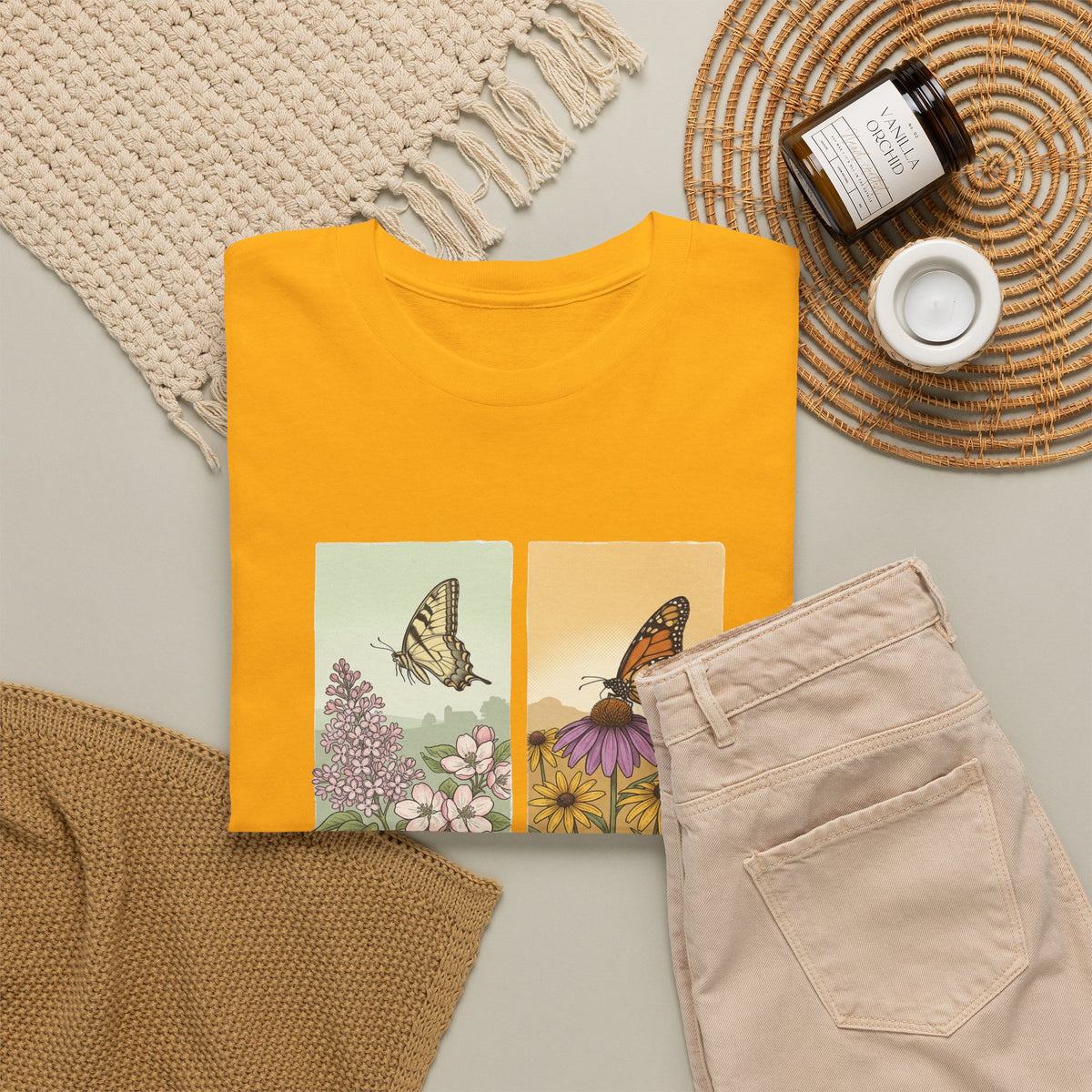 Botanical Butterfly Garden T-Shirt