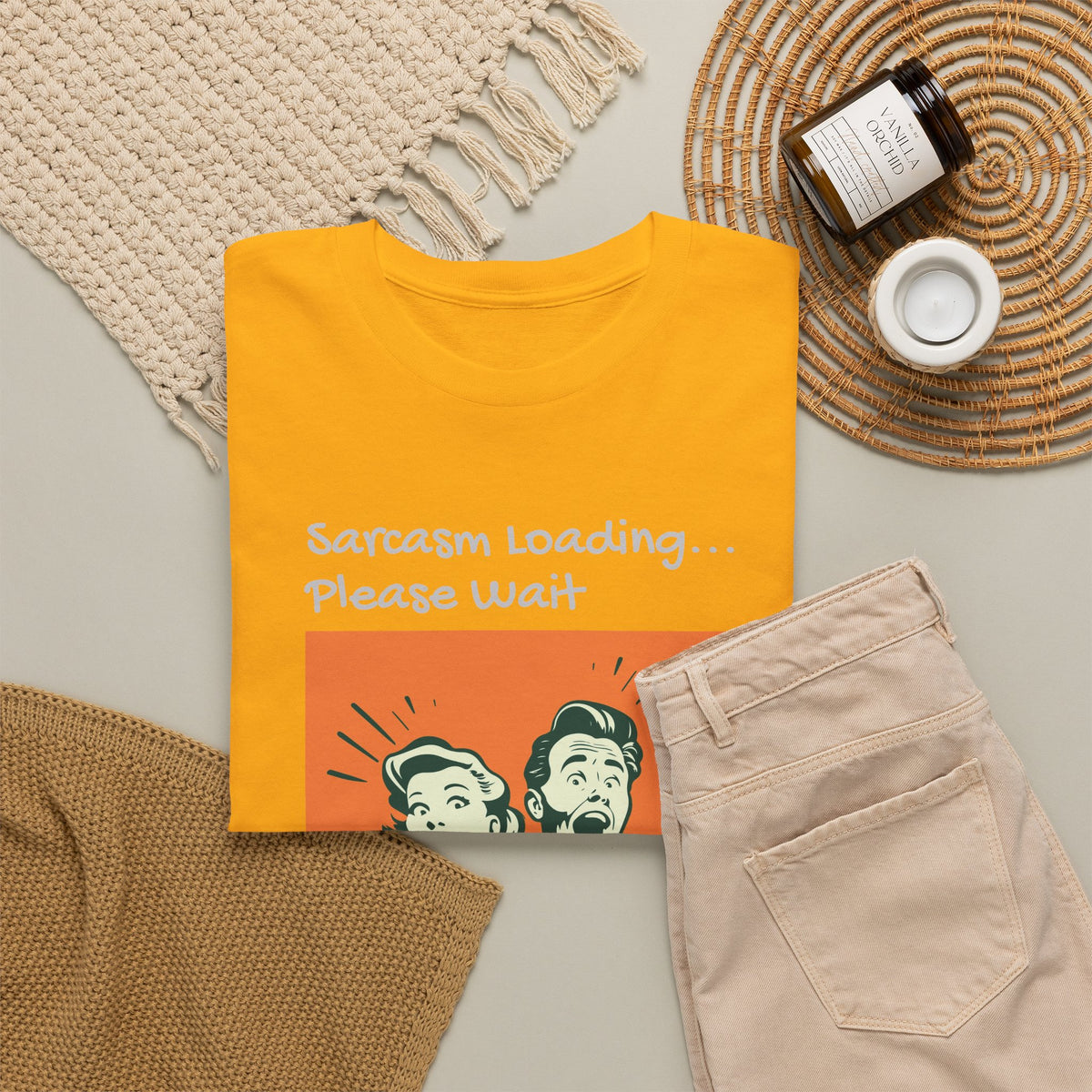 Sarcasm Loading, Funny, Heavy Cotton Tee