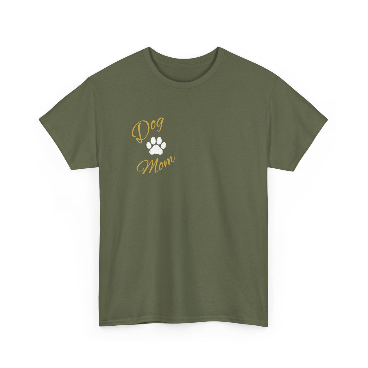 Dog Mom Tee, Unisex Heavy Cotton Tee