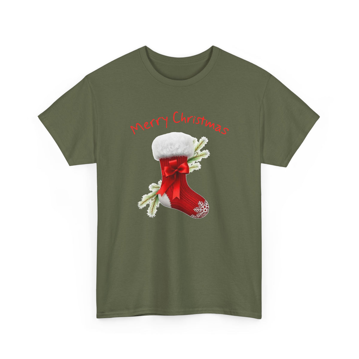 Holiday Stalking, Merry Christmas, Unisex Heavy Cotton Tee