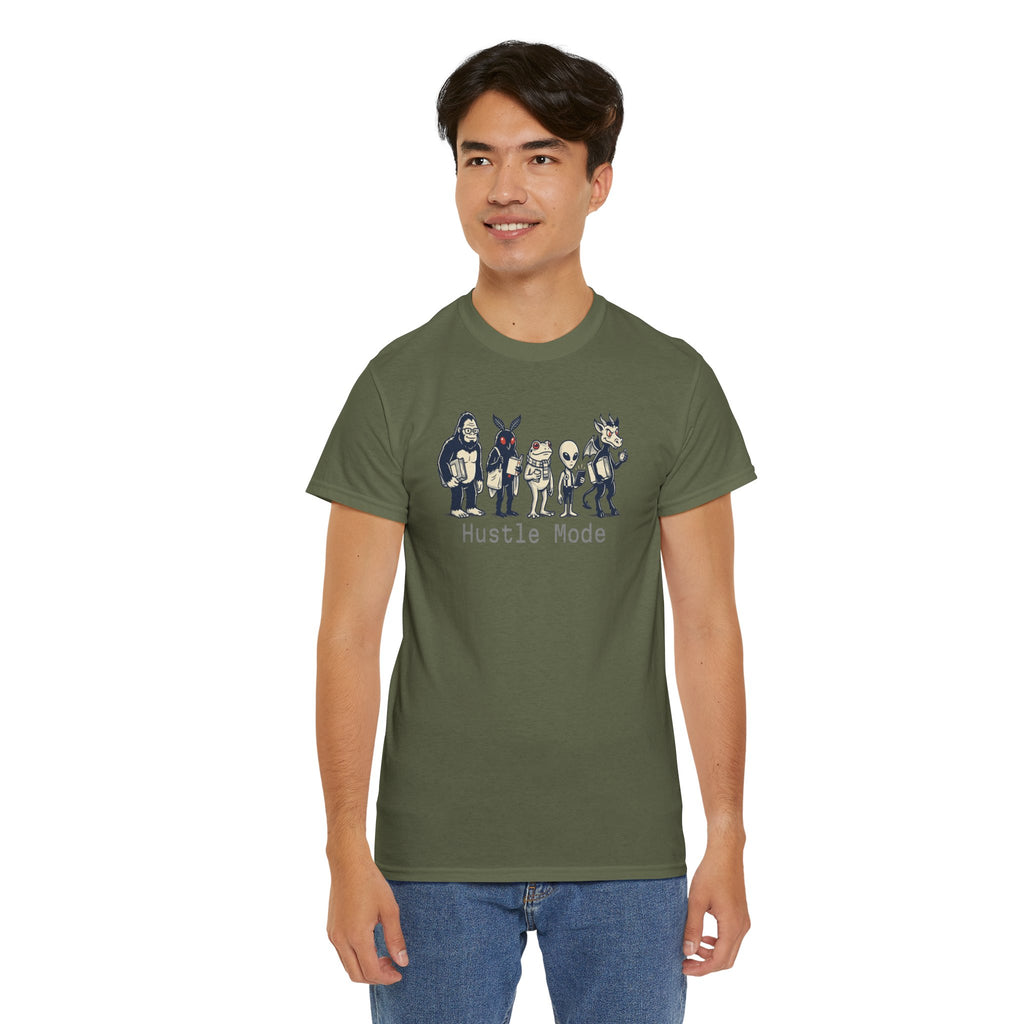 Hustle Mode Character Graphic T-Shirt