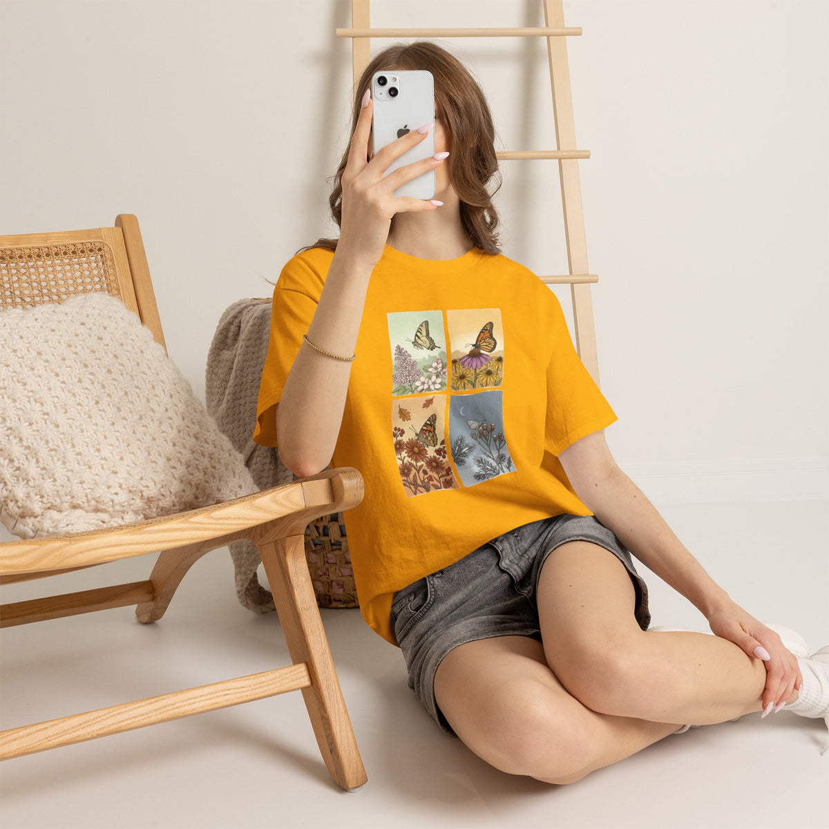 Botanical Butterfly Garden T-Shirt