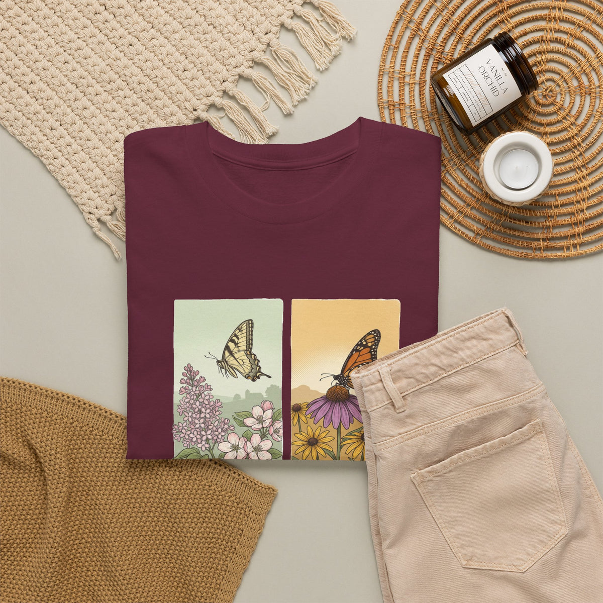Botanical Butterfly Garden T-Shirt
