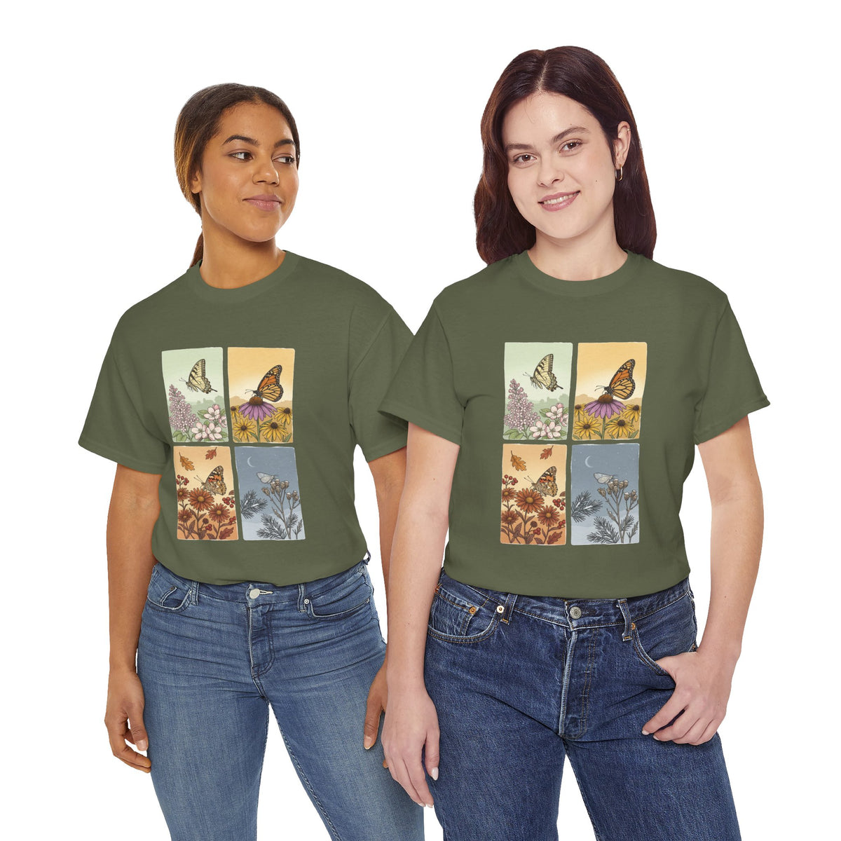 Botanical Butterfly Garden T-Shirt