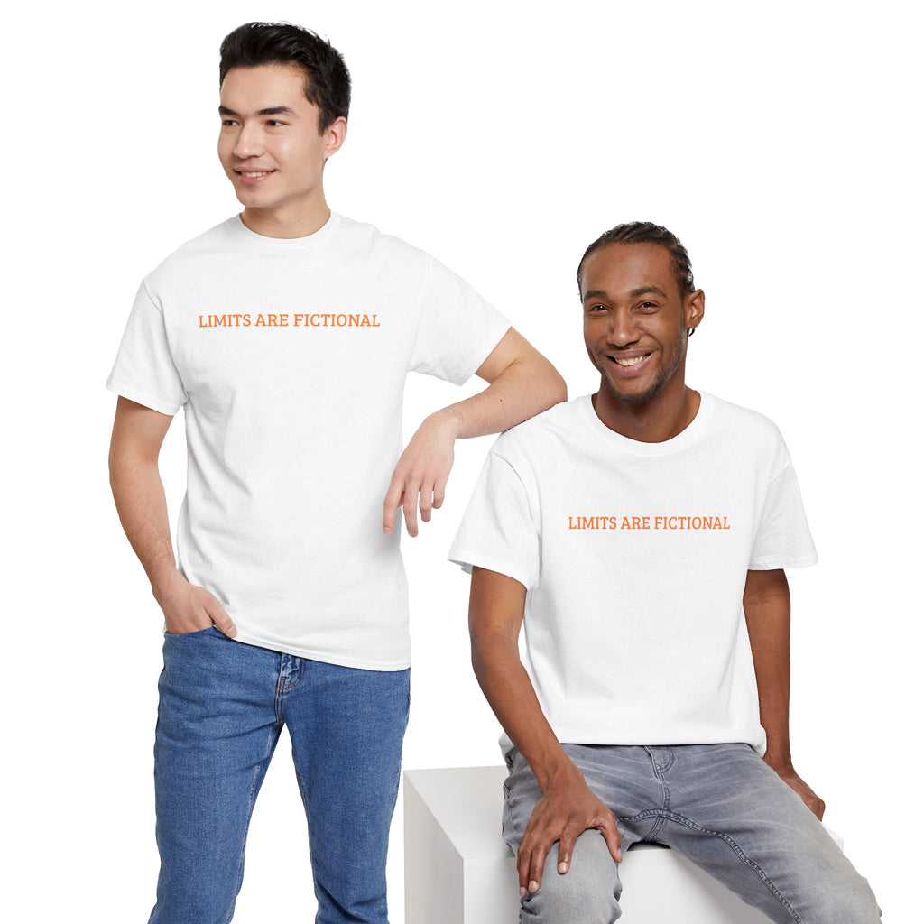 Limits Are Fictional, Motivation, Unisex Heavy Cotton Tee