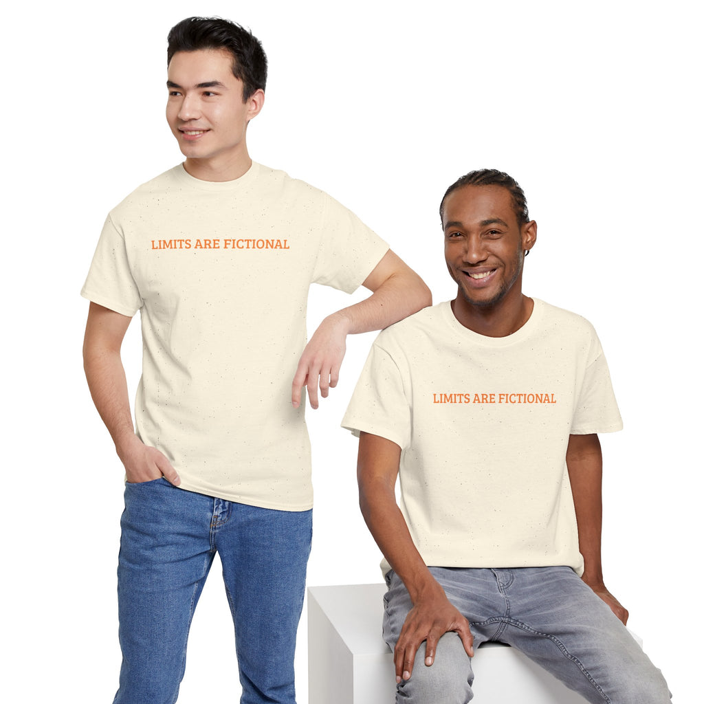 Limits Are Fictional, Motivation, Unisex Heavy Cotton Tee