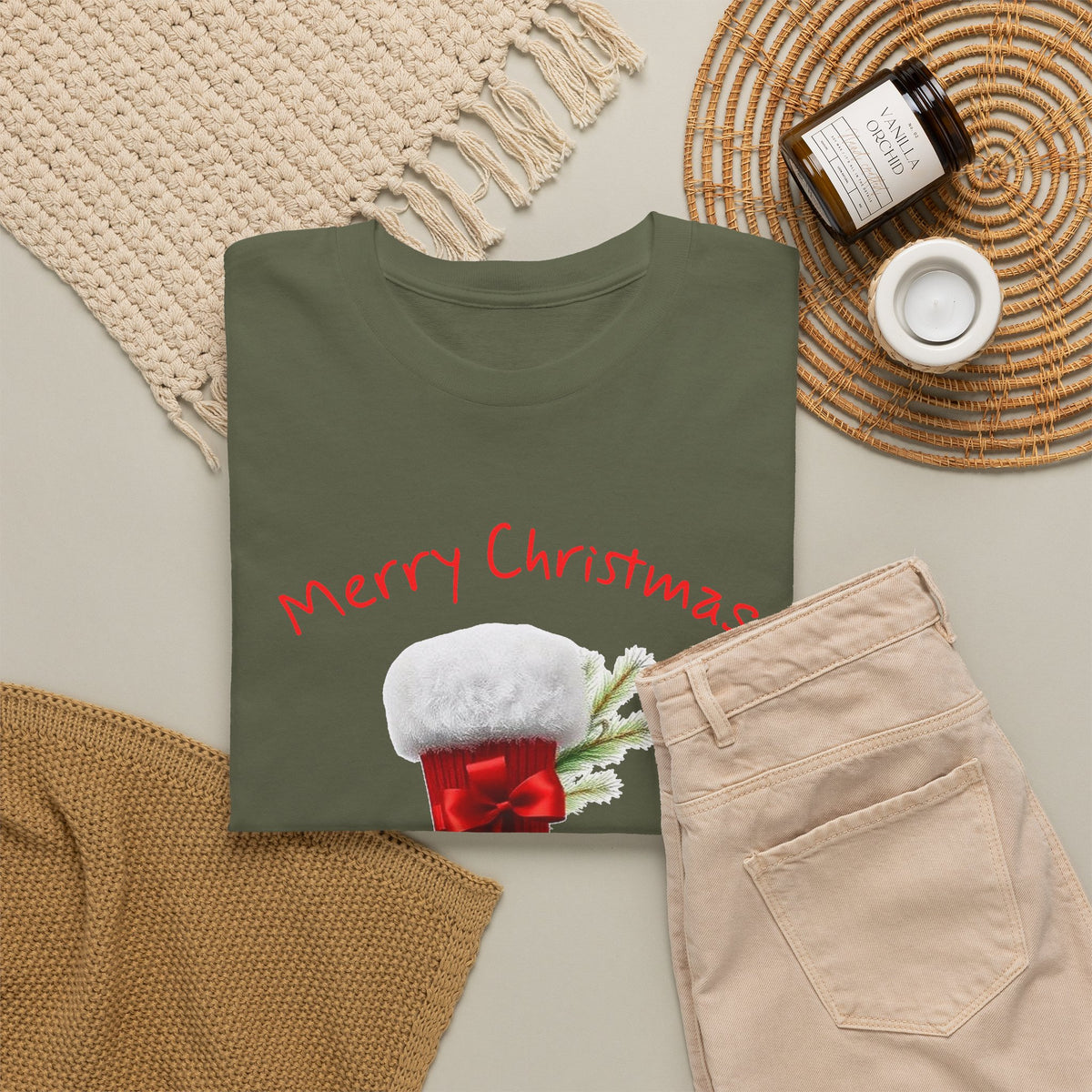 Holiday Stalking, Merry Christmas, Unisex Heavy Cotton Tee