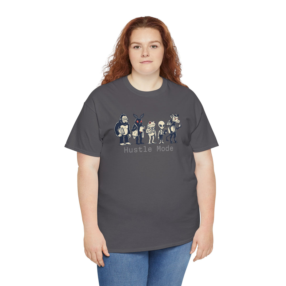 Hustle Mode Character Graphic T-Shirt