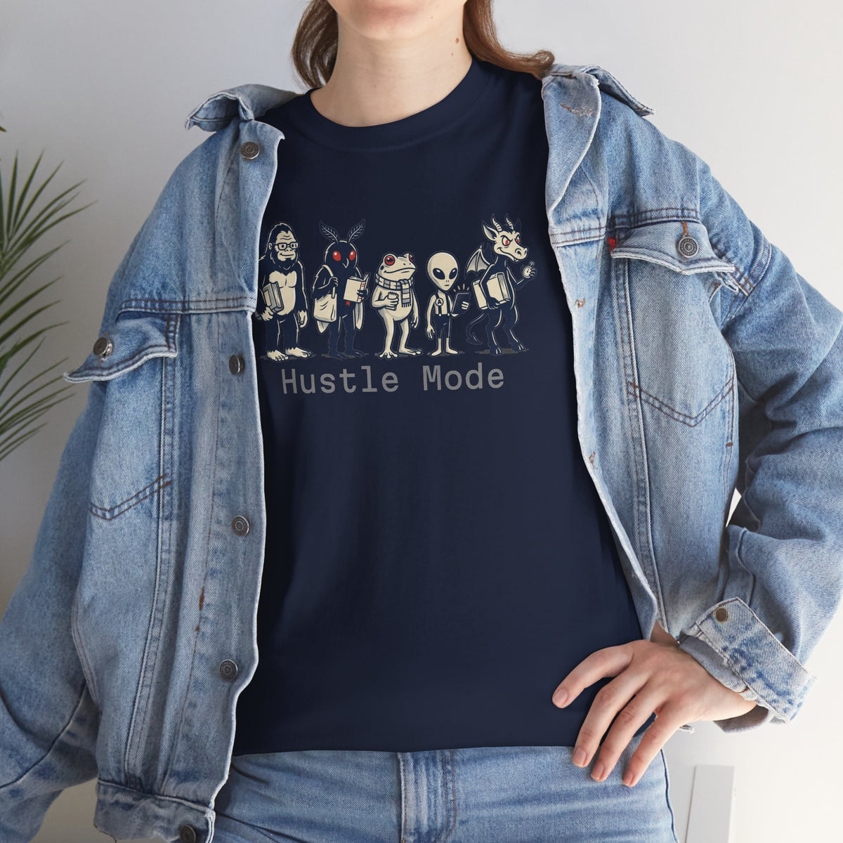Hustle Mode Character Graphic T-Shirt