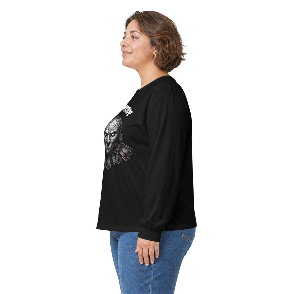 Dark Puzzle Skull Halloween Long Sleeve T-Shirt – Stay Weird Goods