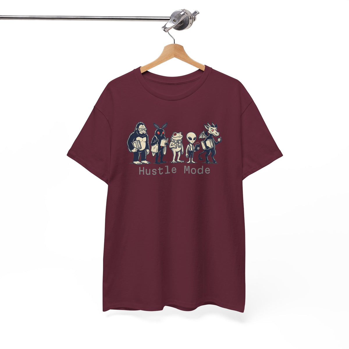 Hustle Mode Character Graphic T-Shirt