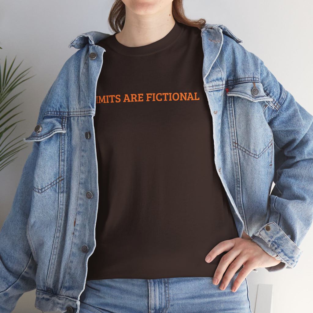 Limits Are Fictional, Motivation, Unisex Heavy Cotton Tee