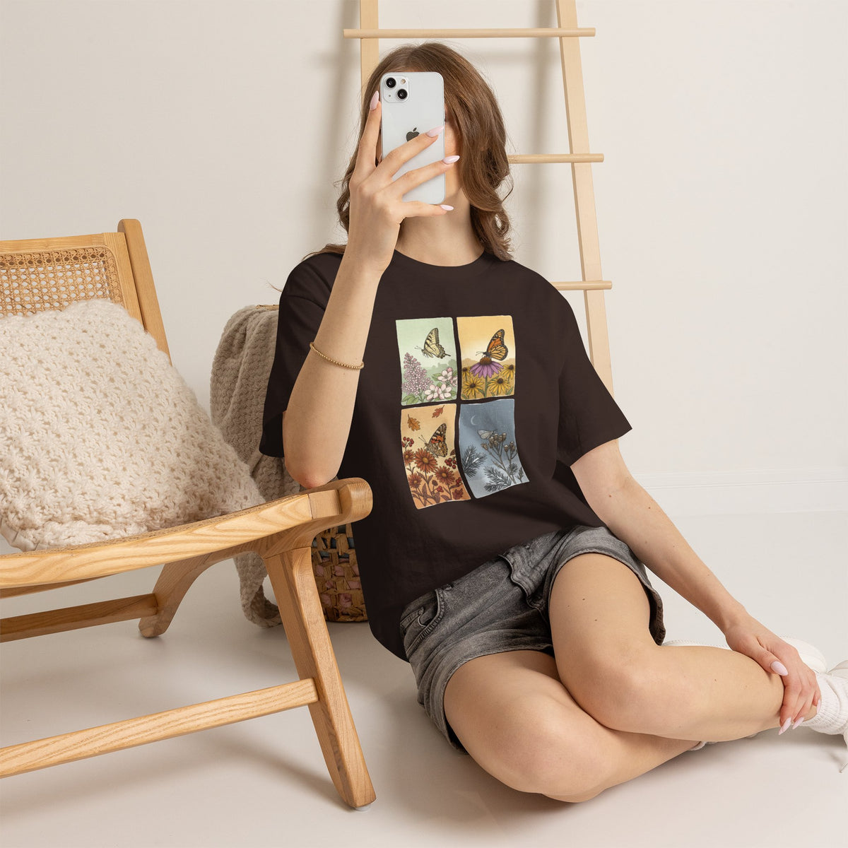 Botanical Butterfly Garden T-Shirt