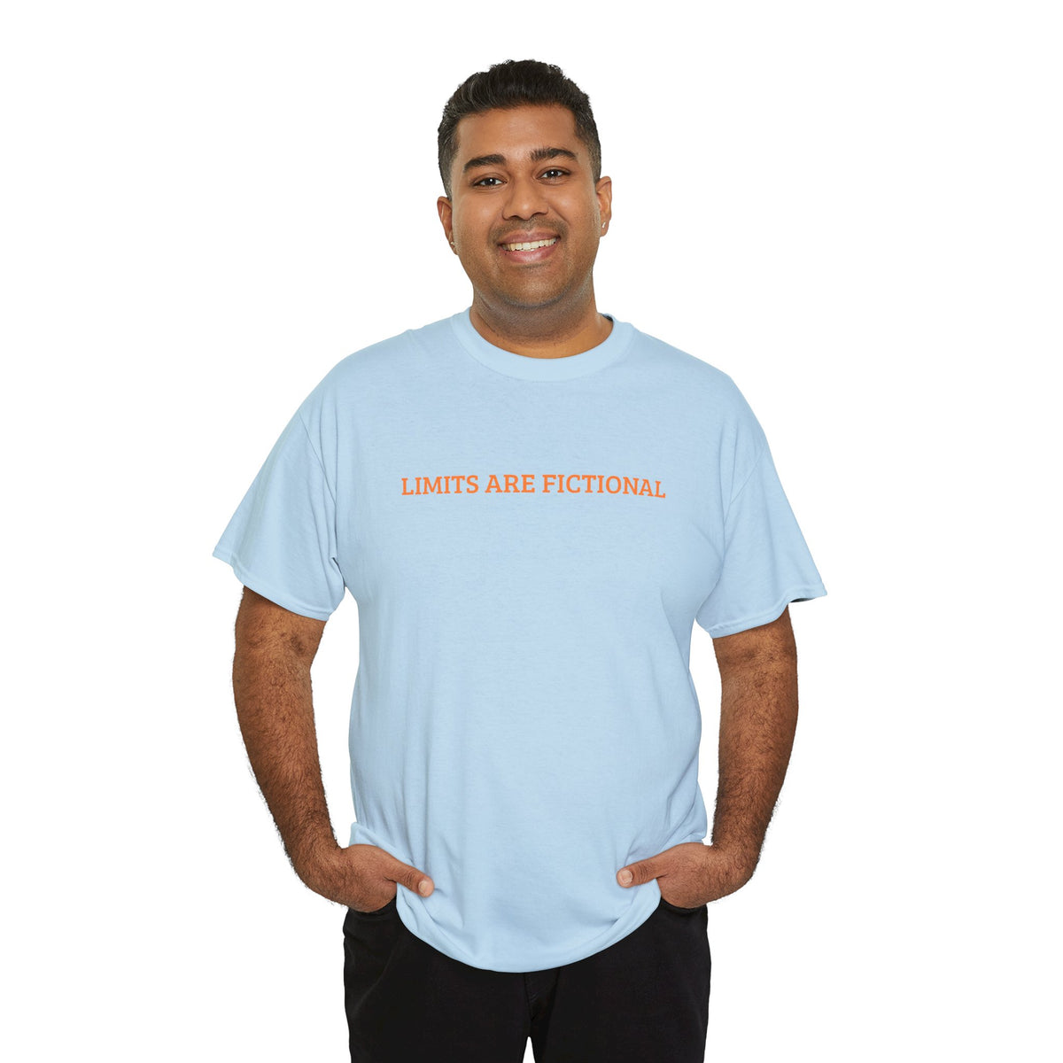 Limits Are Fictional, Motivation, Unisex Heavy Cotton Tee
