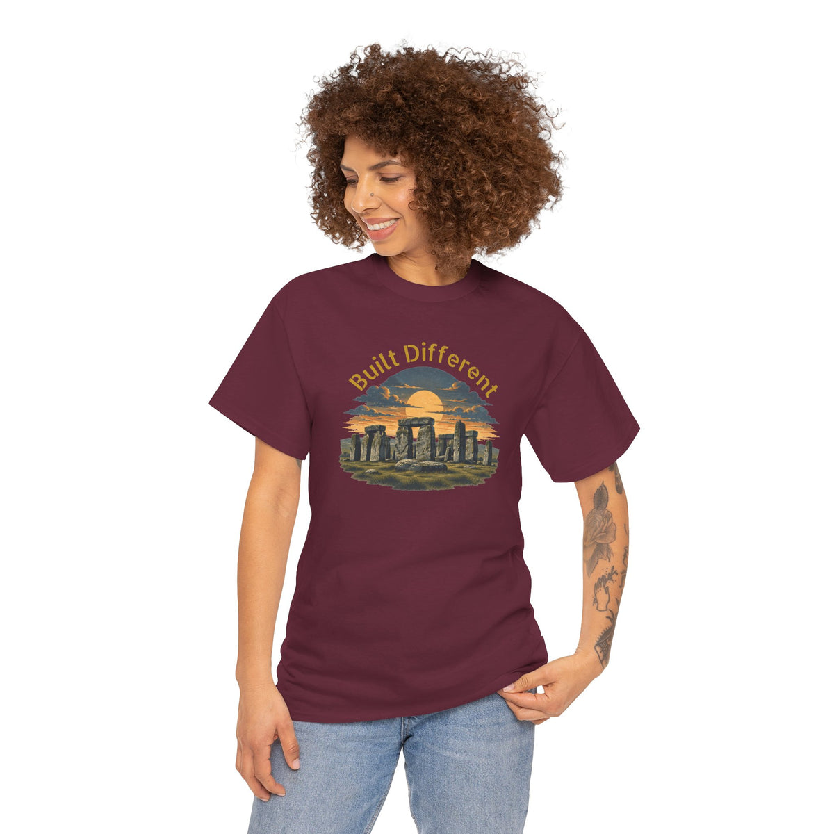 Built Different, Unisex Heavy Cotton Tee