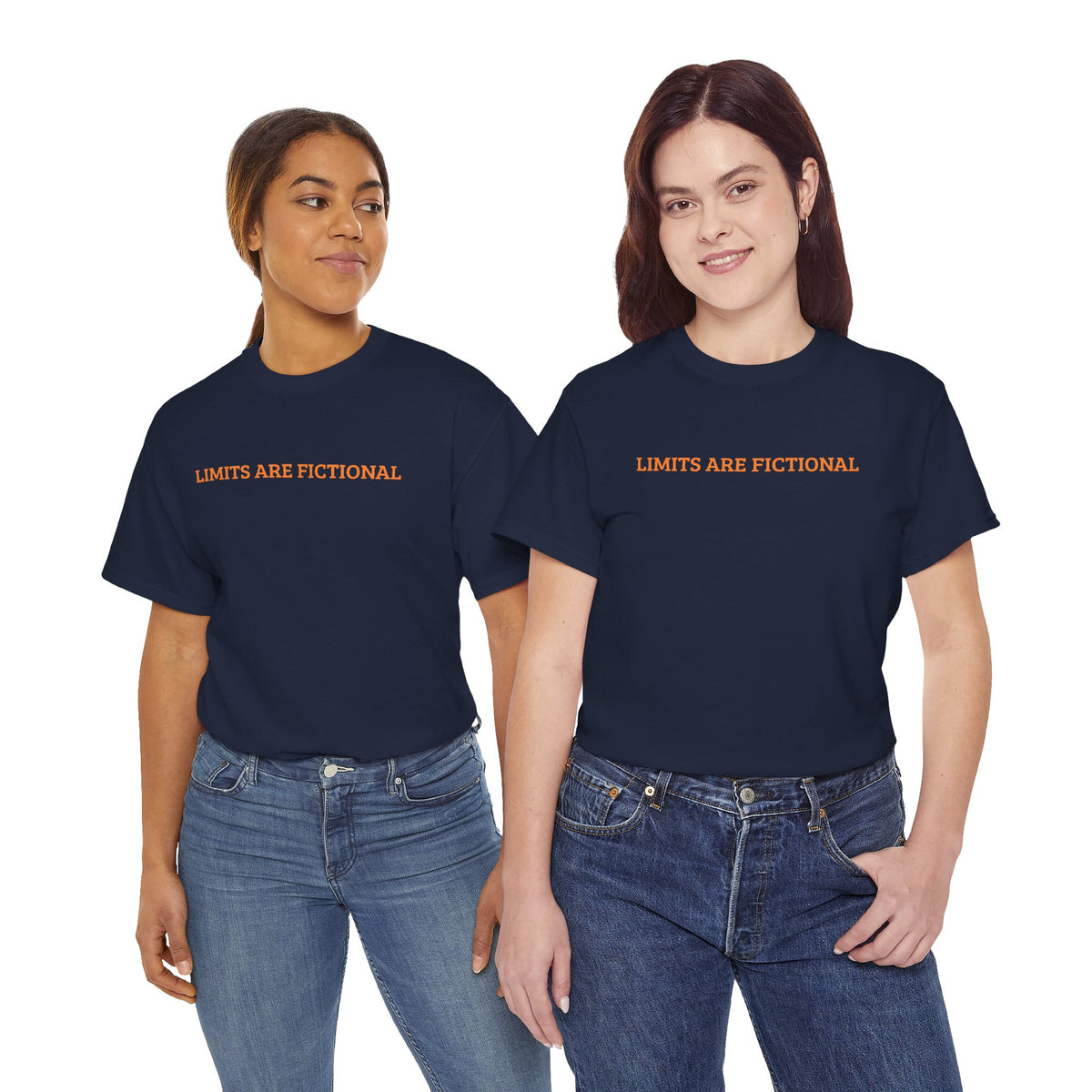 Limits Are Fictional, Motivation, Unisex Heavy Cotton Tee