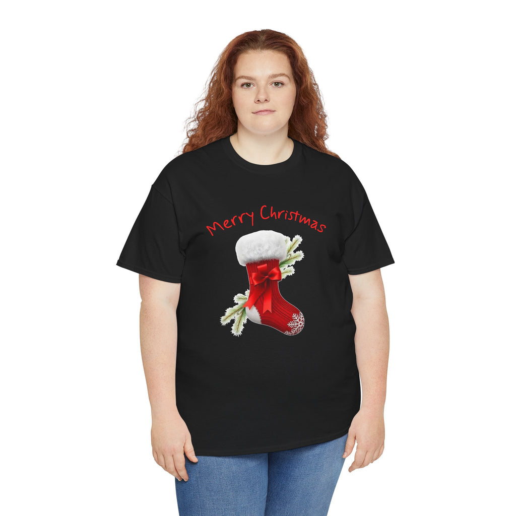 Holiday Stalking, Merry Christmas, Unisex Heavy Cotton Tee