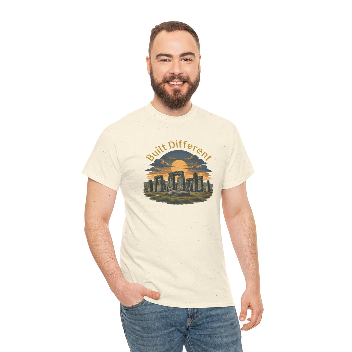 Built Different, Unisex Heavy Cotton Tee