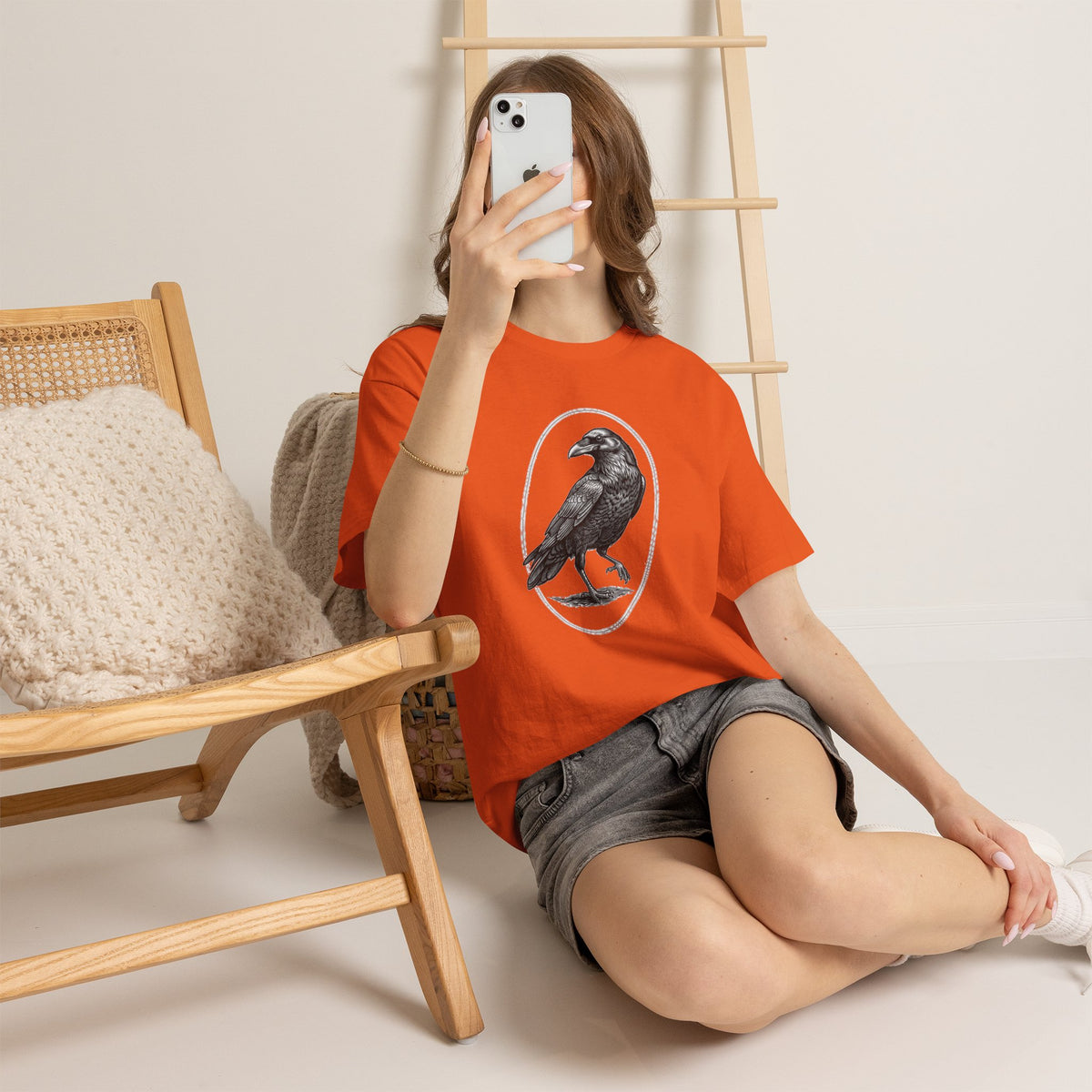 Raven Illustration T-Shirt
